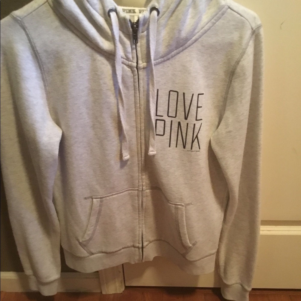 New Pink light gray jacket